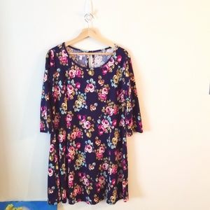 Plus Size Floral Dress